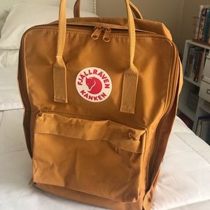 Authentic Fjallraven Kanken Backpack (Ochre)